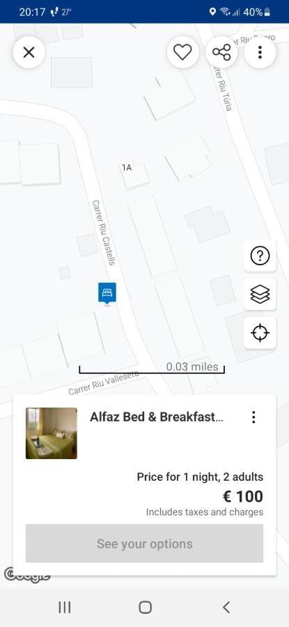 Alfaz Bed & Breakfast Л'Алфас дел Пи Екстериор снимка